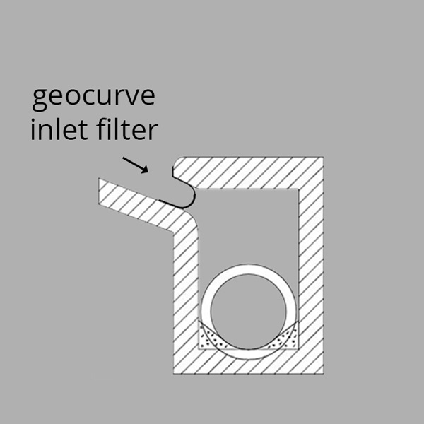 curb filter for construction debris